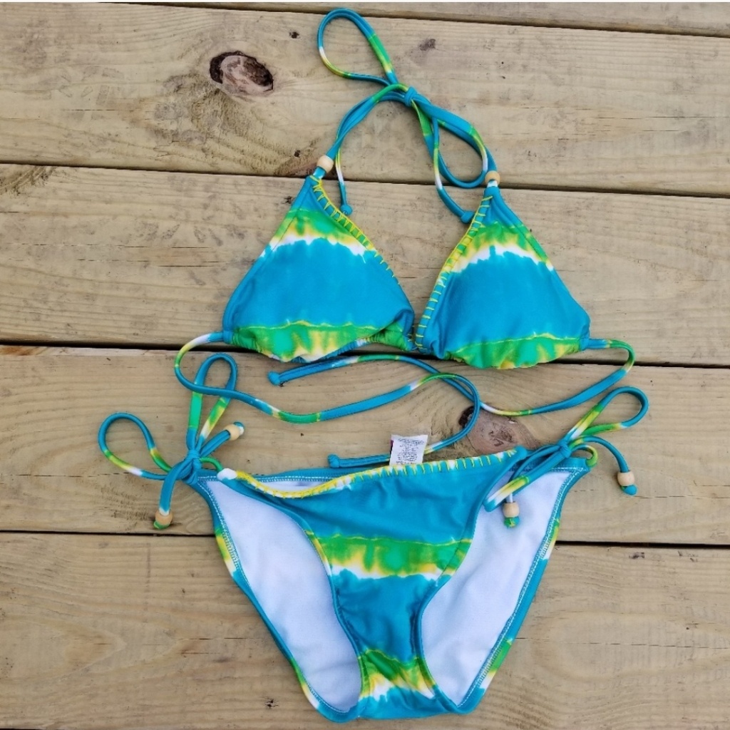 Tie Dye String Bikini
